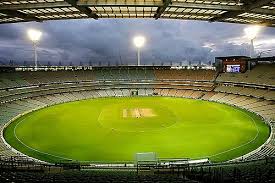 An empty Melbourne Cricket Ground. Somehow England still lose three wickets.
